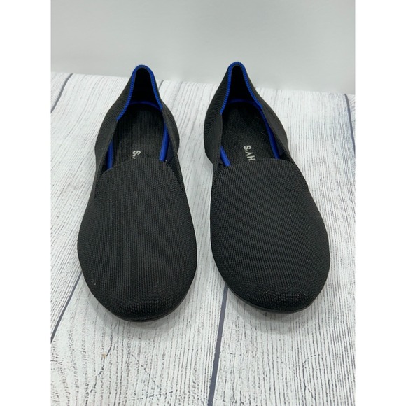 Rothy’s Shoes - Rothy's Flats Womens 11.5 Black Knit Slip On Comfort Balletcore Minimal